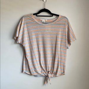 Striped summer top, size L, Brand new